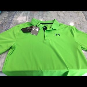 Boys under armour s/s collared shirt